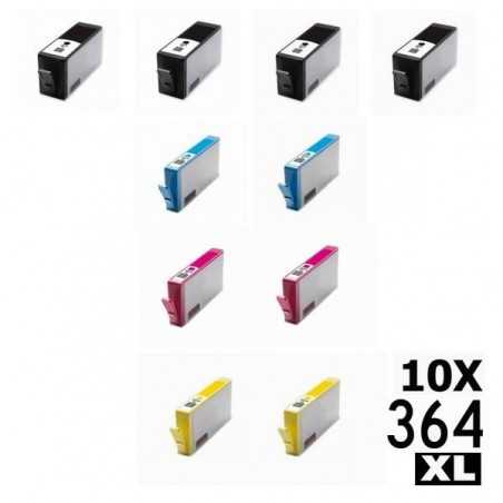 PACK ECONÓMICO 10 TINTEIROS 364XL