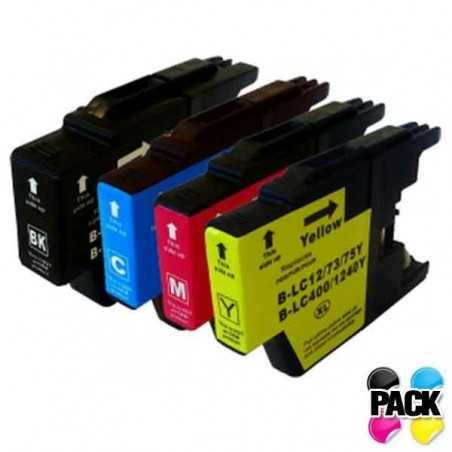 Pack Económico 4 Tinteiros Compatíveis Brother LC1240