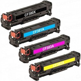CF380X, CF381,2,3A Pack Toners Compativeis
