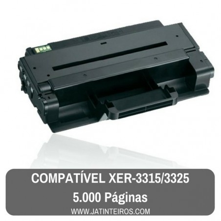 XEROX WORKCENTRE 3315, 3325 Toner Compativel Preto 106R02311, 106R02313