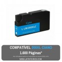 LEXMARK 200XL, 210XL Ciano Tinteiro Compatível