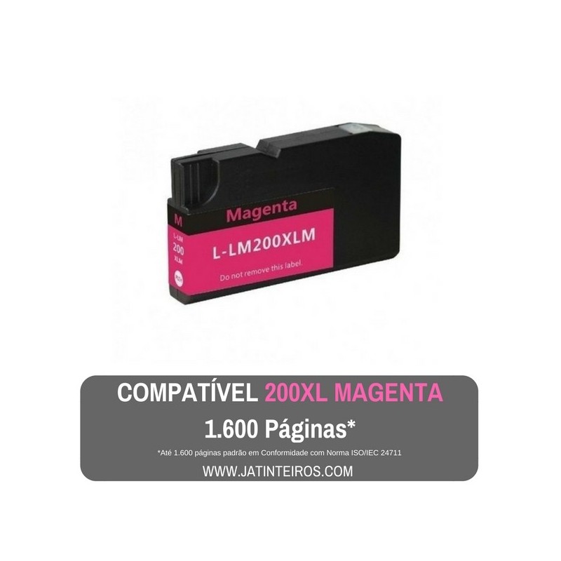 LEXMARK 200XL, 210XL Magenta Tinteiro Compatível