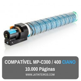 MP-C300, MP-C400 Ciano Toner Compativel