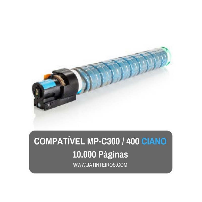 MP-C300, MP-C400 Ciano Toner Compativel