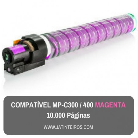 MP-C300, MP-C400 Magenta Toner Compativel