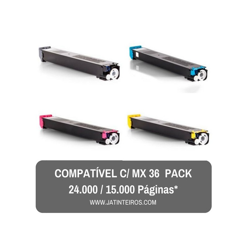 MX36 Pack Toners Compativeis