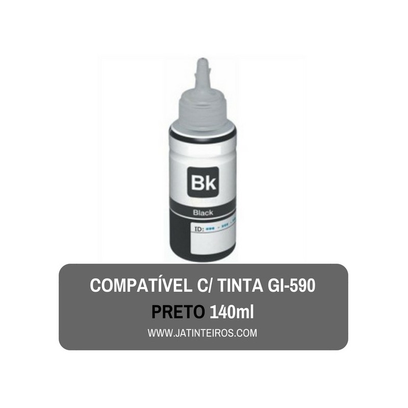 GI-590BK Tinta Compativel Preta
