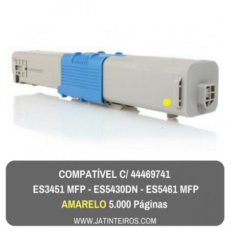 ES3451 MFP, ES5430DN, ES5461 MFP Amarelo Toner Compativel 44469740