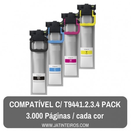 T9441-2-3-4 Pack Tinteiros Compativeis