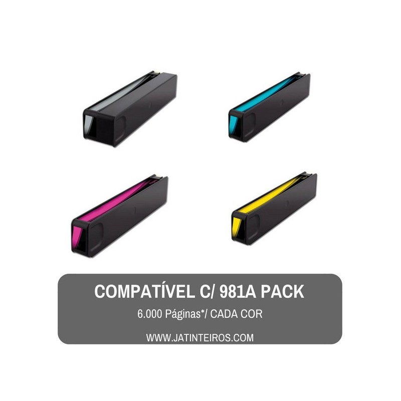 981A Pack Tinteiros Compativeis