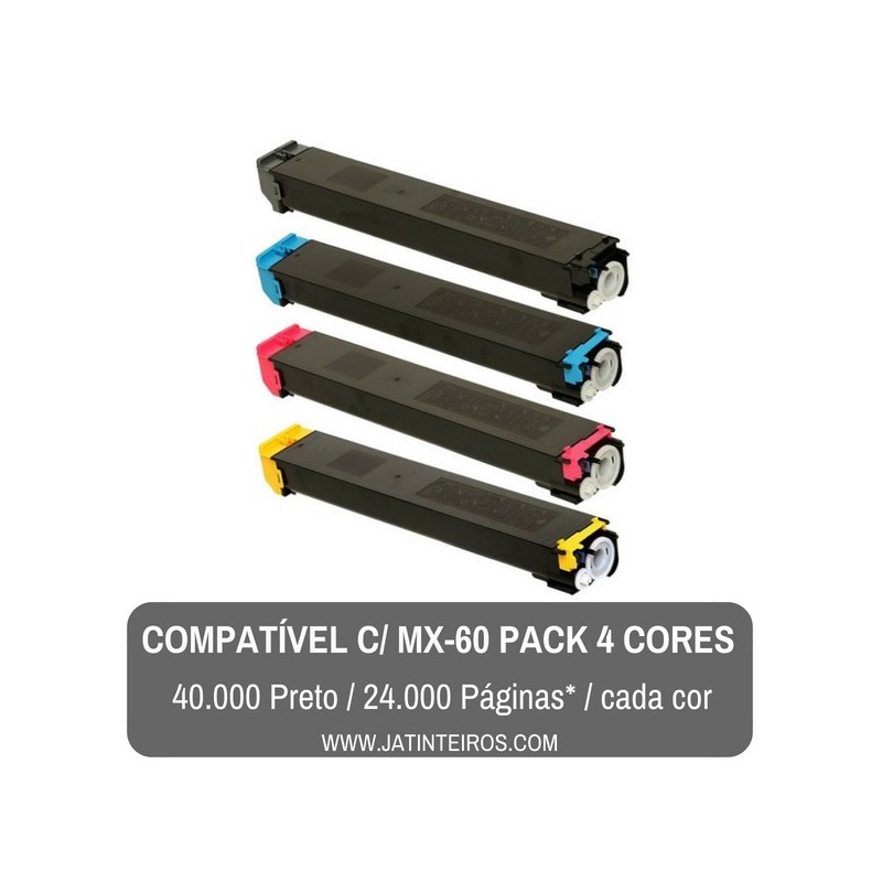 MX-60 Pack Toners Compativeis