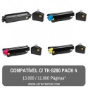 TK-5280 Pack Toners Compativeis