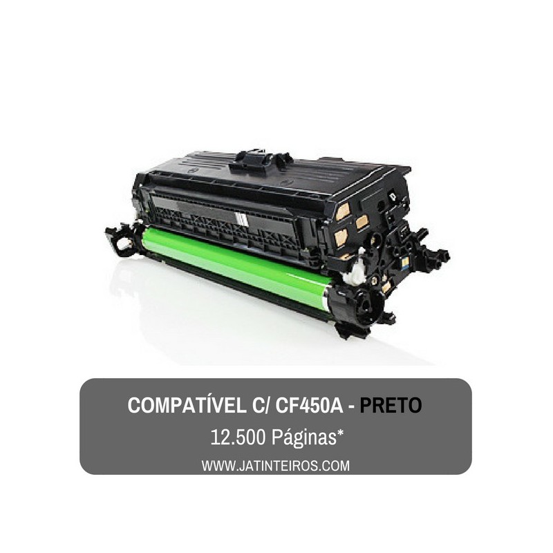 Nº 655A - CF450A Preto Toner Compativel