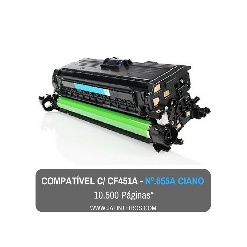 Nº 655A - CF450A Preto Toner Compativel