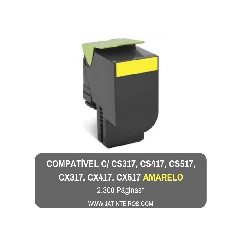CS317, CS417, CS517, CX317, CX417, CX517  Amarelo Toner Compativel