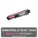 TN-247, TN-243 Magenta Toner Compativel