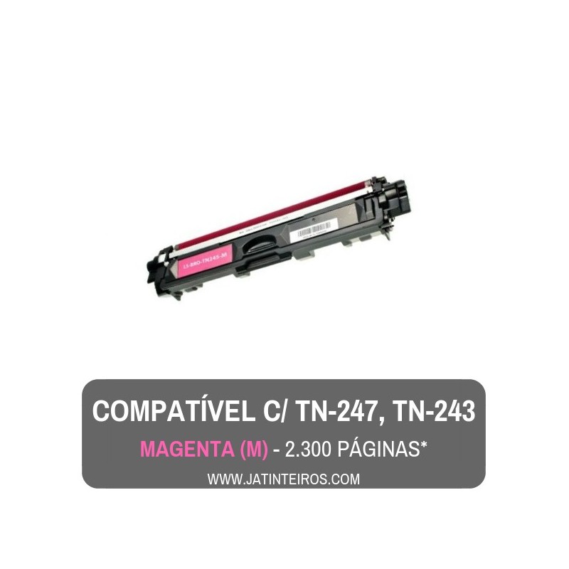 TN-247, TN-243 Ciano Toner Compativel