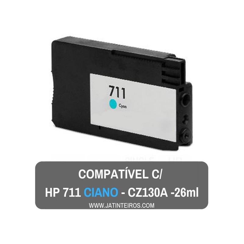 HP 711 Ciano Tinteiro Compativel