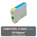 502XL Ciano Tinteiro Compativel