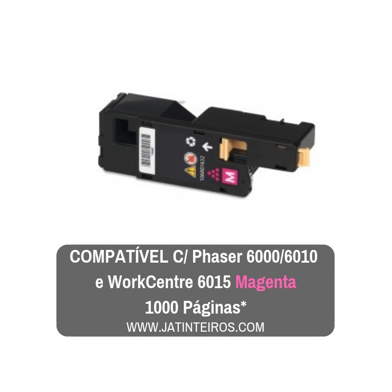 PHASER 6000, 6010, 6015 Magenta Toner Compativel