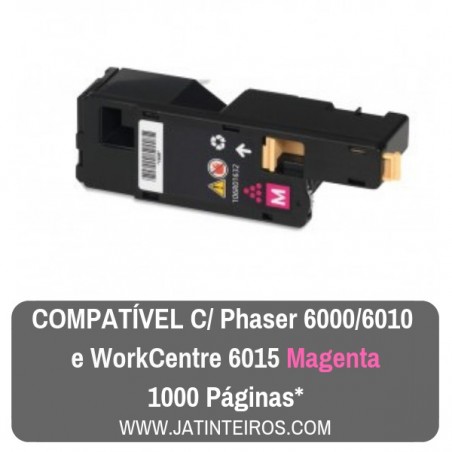 PHASER 6000, 6010, 6015 Magenta Toner Compativel