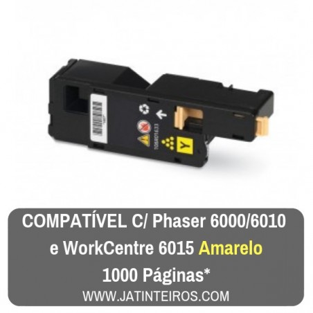 PHASER 6000, 6010, 6015 Amarelo Toner Compativel