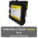 GC21Y Amarelo Tinteiro Compativel