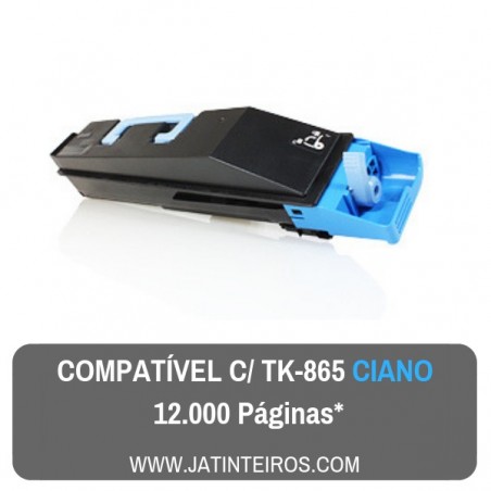 TK865 Ciano Toner Compativel