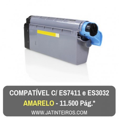Executive ES7411, ES3032 Amarelo Toner Compativel