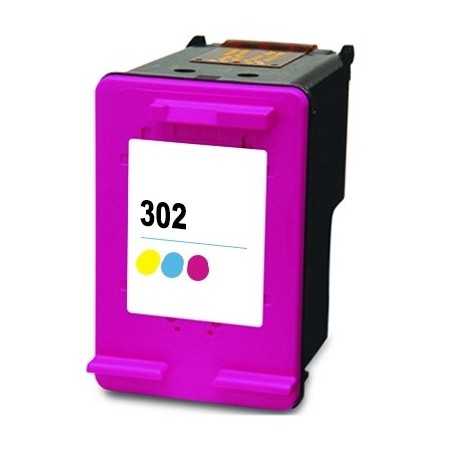 HP 302 Cor Tinteiro Compatível para Impressoras HP