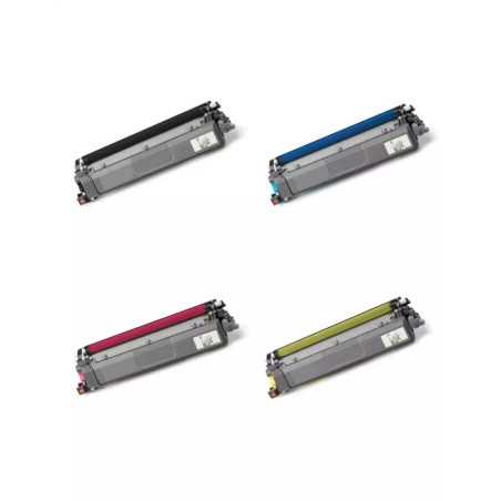 Pack Toners Brother TN-249 Compatíveis | Pack Toners Brother TN-249 Compatíveis – Qualidade e Economia em Todas as Cores O Pack Toners Brother TN-249 Compatíveis é a solução perfeita para quem precisa de impressões de qualidade e poupança. Inclui as quatro cores essenciais: o cartucho de toner compatível TN-249 preto, ciano, magenta e amarelo. Com este conjunto, garantimos uma impressão nítida, durável e com cores vibrantes. Alto Rendimento e Impressões Precisas Este pack de toners Brother TN-249 compatíveis oferece um excelente rendimento por página. Cada toner é projetado para maximizar a eficiência e reduzir custos. Textos saem nítidos. Imagens ficam detalhadas. Gráficos mantêm cores vivas. Tudo com um desempenho fiável. Fácil Instalação e Compatibilidade Total Os toners são fáceis de instalar e totalmente compatíveis com diversas impressoras Brother. Basta encaixar cada cor no seu lugar e começar a imprimir. Sem complicações. Sem ajustes extra. Apenas resultados impecáveis. Impressão sem Manchas e com Durabilidade com o pack de cartuchos Brother TN-249 compatíveis Cada página impressa mantém a qualidade por mais tempo. As tintas fixam-se rapidamente ao papel, evitando borrões. Seja para documentos, apresentações ou materiais gráficos, este pack garante um acabamento profissional. Poupança Inteligente com Toners Brother TN-249 Compatíveis Os toners compatíveis são a alternativa perfeita para quem quer reduzir custos sem perder qualidade. O pack oferece um preço mais acessível do que comprar os toners separadamente. Menos trocas, mais economia. Solução Sustentável e Eficiente Optar por toners compatíveis TN-249 ajuda a reduzir o impacto ambiental. Produzem menos desperdício e garantem um consumo eficiente de tinta. A Melhor Escolha para Impressões Nítidas e Fiáveis O Pack Toners Brother TN-249 Compatíveis é ideal para quem precisa de alto rendimento e qualidade superior. Se procuras uma solução completa, acessível e de alto desempenho, esta é a melhor opção. Compre os nossos packs de toners TN-249 já e garanta impressões impecáveis com o melhor custo-benefício! Toners Compatíveis com Brother TN-249 Cor: Preto + Ciano + Magenta + Amarelo Rendimento Médio: Preto: 4.500 Páginas* Cor: 4.000 Páginas* / cada cor Não encontra o que procura? Ou pretende o produto original contacte-nos clicando aqui. Se pretende aceder ao site oficial da marca clique aqui. | Jatinteiros