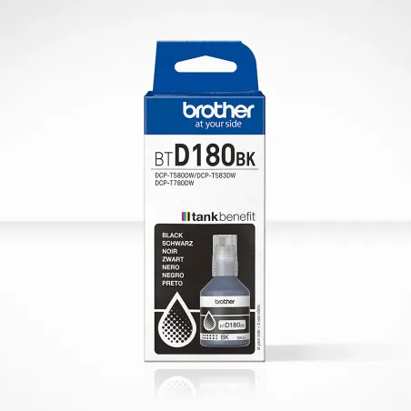 Brother BTD180BK Frasco de Tinta Preta