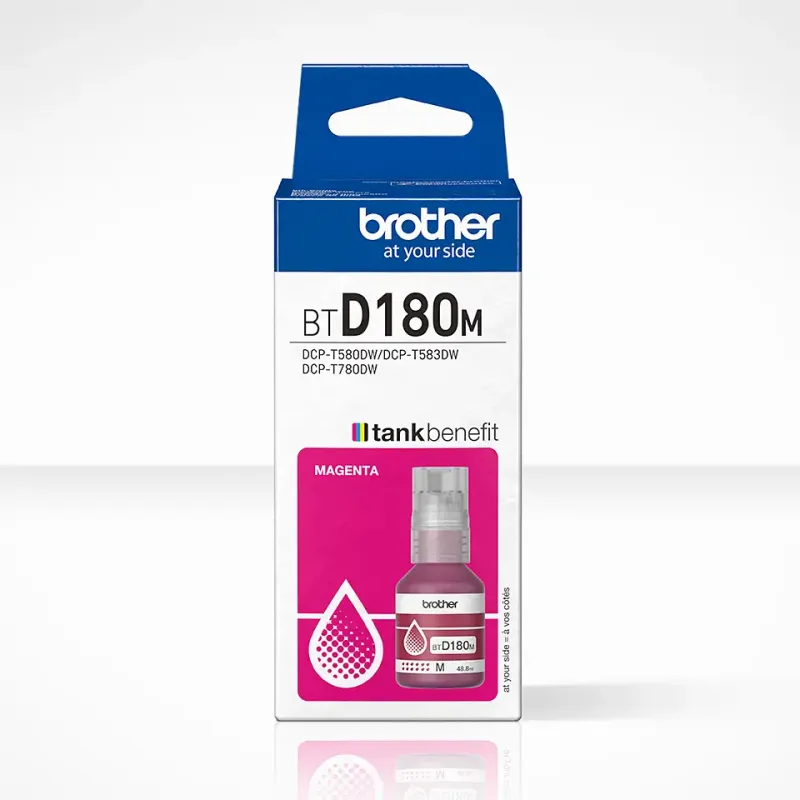 Brother BTD180M Frasco de Tinta Magenta Brother BTD180M Frasco de Tinta Magenta