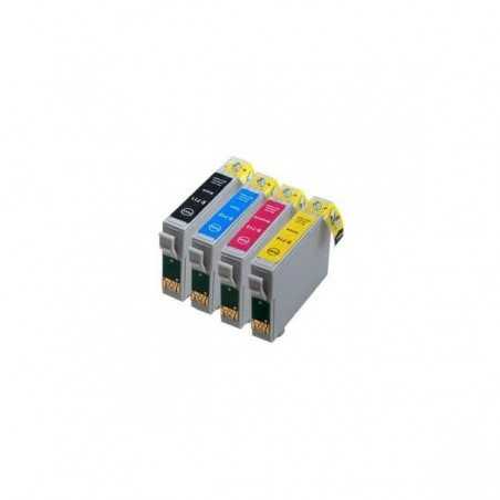 Pack 4 Cores Económico Compatível c/ Epson T0611/2/3/4